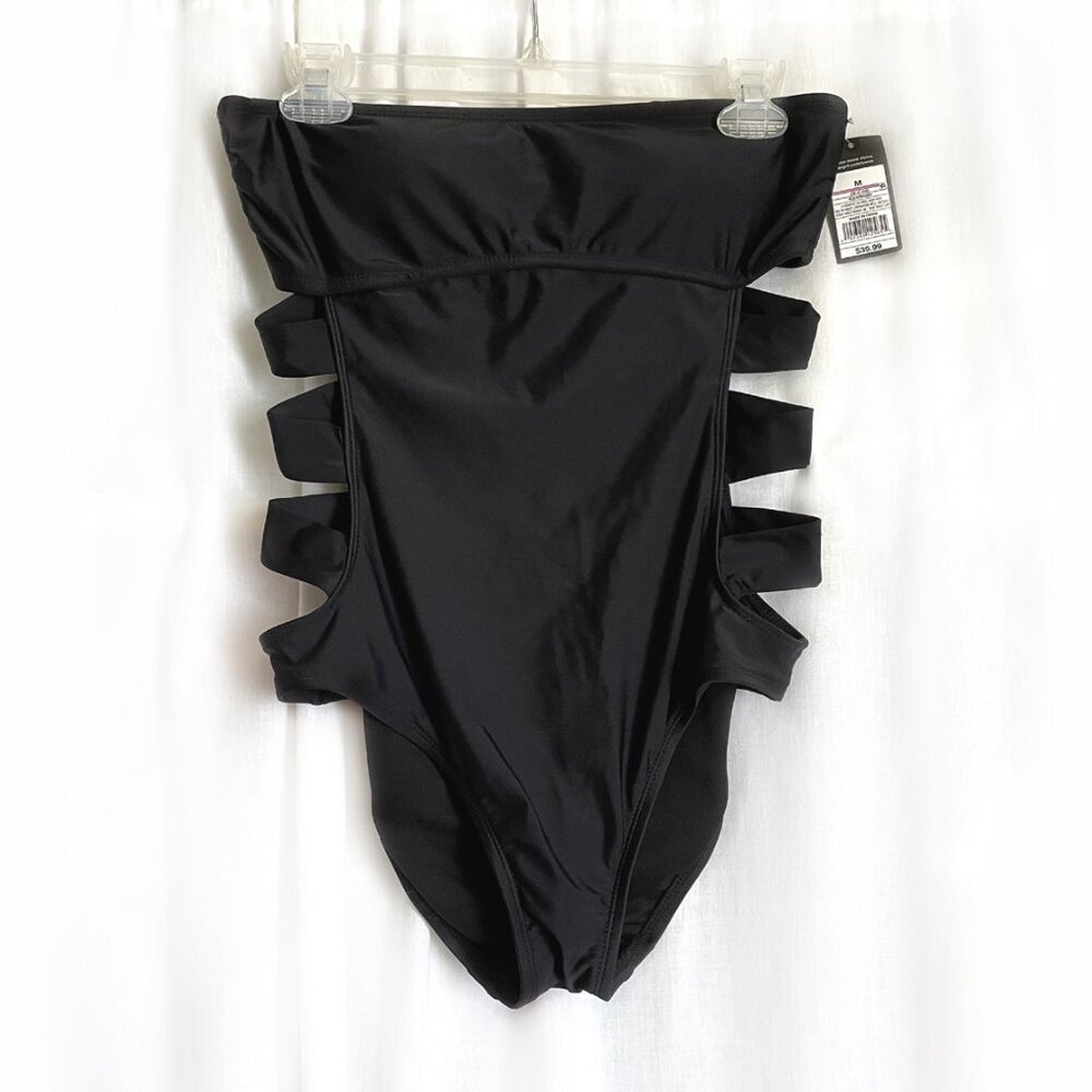 Wossino women's swimsuit, one piece, black, size M, New NWT